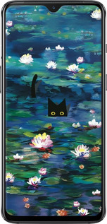 TPU чехол Чехол с изображением водяных лилий Моне и кошек для OnePlus 7 - 6399b-1740 изображение 