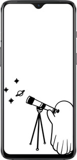 TPU чехол Привид астроном для OnePlus 7 - 6444b-1740 изображение 