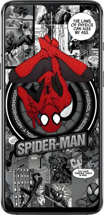 TPU чехол Человек паук для OnePlus 7 - 6279b-1740 изображение 