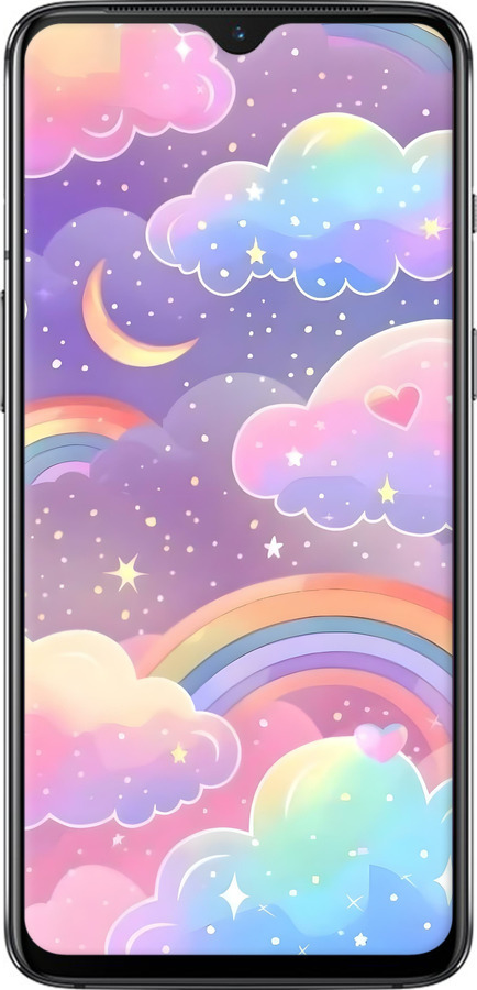 TPU чехол Хмари та веселка для OnePlus 7 - 6312b-1740 изображение 