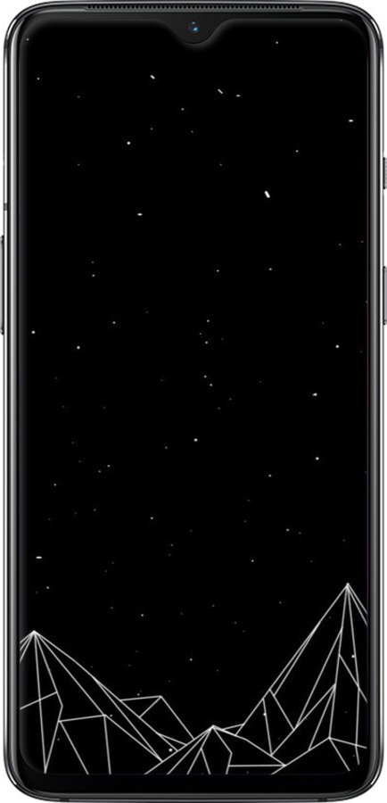 TPU чехол Чорно білі абстрактні гори для OnePlus 7 - 6437b-1740 изображение 