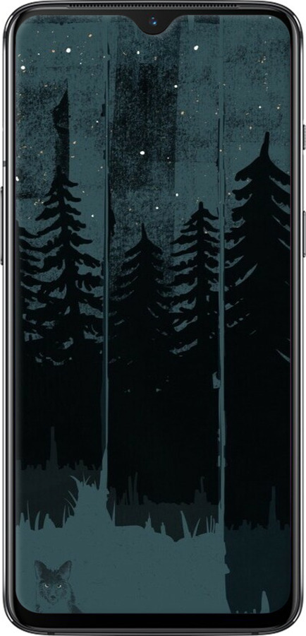 TPU чехол Лиса и ночной лес для OnePlus 7 - 6481b-1740 изображение 