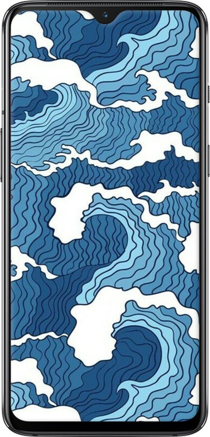 TPU чехол Абстрактний малюнок морських хвиль для OnePlus 7 - 6538b-1740 изображение 