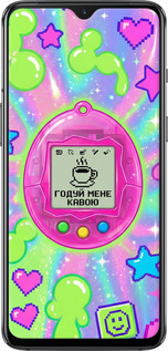 2D пластиковий чехол Y2K Aesthetic Retro Pet: Годуй мене кавою для OnePlus 7 - 6784t-1740 изображение 