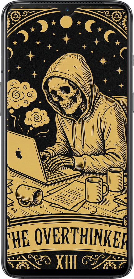 2D пластиковый чехол The Overthinker для OnePlus 7 - 6774t-1740 изображение 