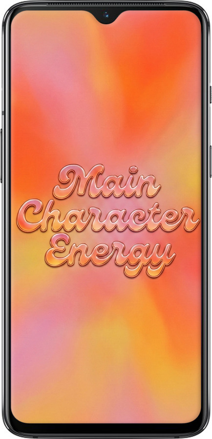 2D пластиковий чехол Aura Gradient Main Character Energy Aesthetic Y2K для OnePlus 7 - 6783t-1740 изображение 