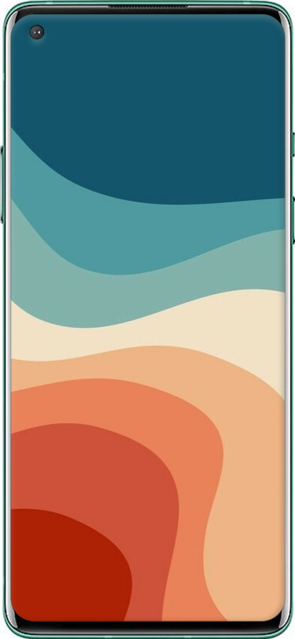 Силиконовый чехол В стиле ретро с волнами для OnePlus 8 - 6531u-1902 изображение 