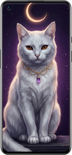 TPU чехол Mystic White Cat Gothic Dark Purple Gold для OnePlus 9 - 6805b-2249 изображение 