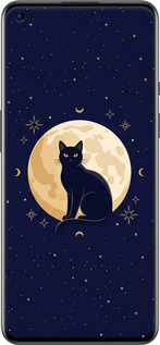 Силиконовый чехол Cute Cat Celestial/Witchy для OnePlus 9 - 6787u-2249 изображение 