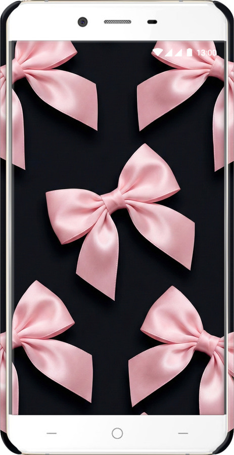 3D пластиковый матовый чехол Coquette Ribbons Dark Coquette для OnePlus X - 6767m-385 изображение 