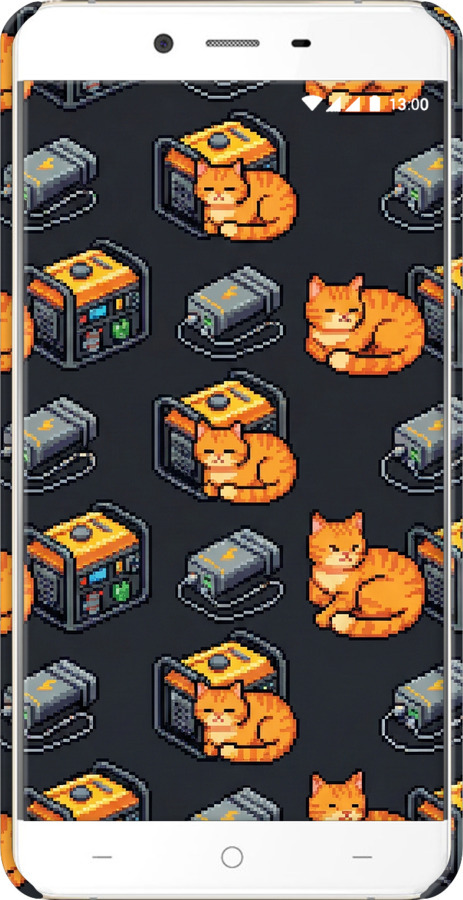 3D пластиковый глянцевый чехол Autonomous Zone для OnePlus X - 6771c-385 изображение 