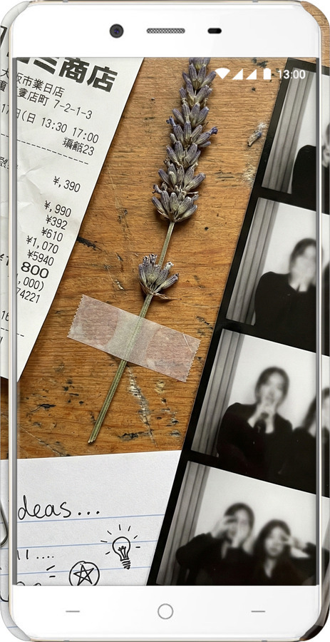 3D пластиковий глянцевий чехол Aesthetic Scrapbook Collage для OnePlus X - 6773c-385 изображение 