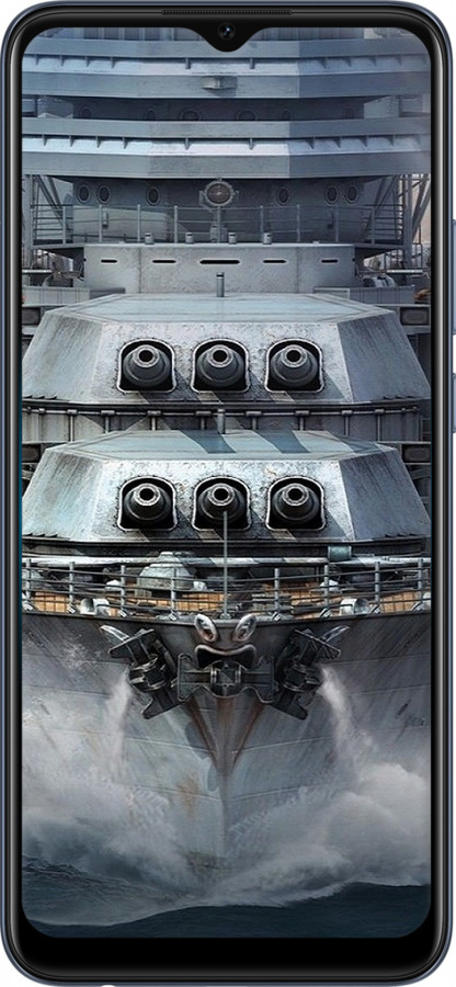 TPU чехол Лінкор, world of tanks, wargaming, військовий корабель для Oppo A15s - 6453b-2527 изображение 