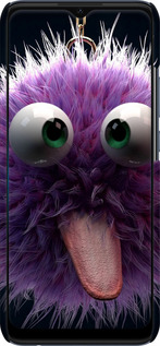 3D пластиковый матовый чехол Пушистик для Oppo A15 - 6017m-2119 изображение 