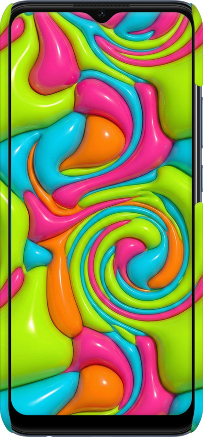 3D пластиковый матовый чехол Y2K Jelly Dream для Oppo A15 - 6780m-2119 изображение 