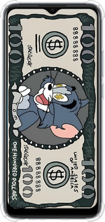 Силикон с усиленными углами чехол Том и джерри для Oppo A15s - 6291sp-2527 изображение 