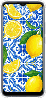 Силіконовий протиударний с посиленими кутами чехол Grocery Girl Italian Summer для Oppo A15s - 6766sp-2527 изображение 