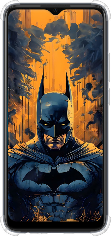 Силикон с усиленными углами чехол Бэтмен для Oppo A15s - 6335sp-2527 изображение 