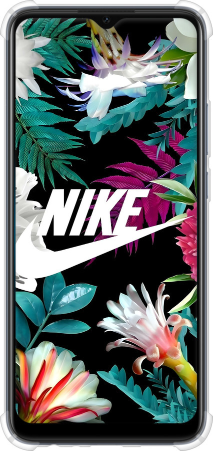 Силіконовий протиударний с посиленими кутами чехол Nike для Oppo A15 - 6378sp-2119 изображение 