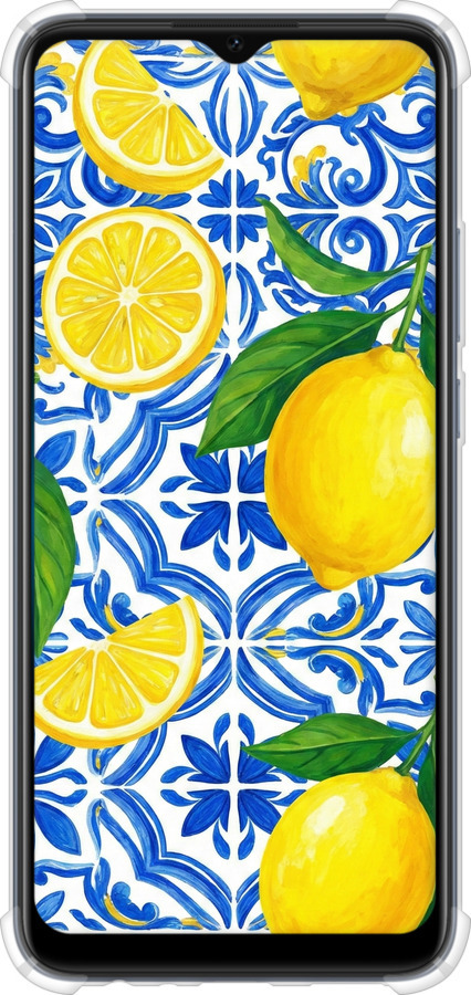 Силіконовий протиударний с посиленими кутами чехол Grocery Girl Italian Summer для Oppo A15s - 6766sp-2527 изображение 