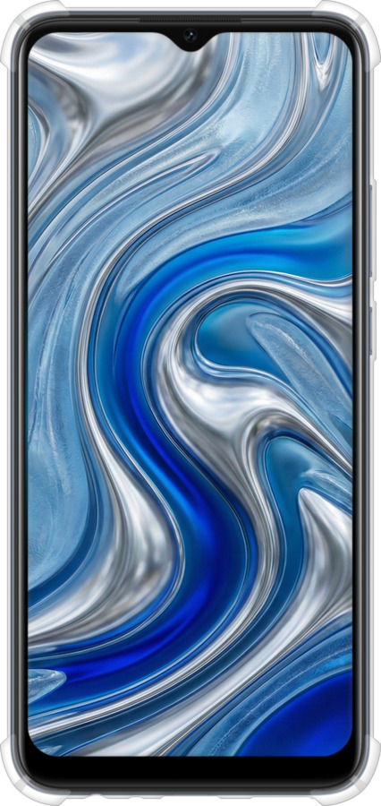 Силіконовий протиударний с посиленими кутами чехол Liquid Chrome для Oppo A15s - 6781sp-2527 изображение 