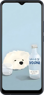 Силіконовий чехол Пес водка для Oppo A15s - 6368u-2527 изображение 