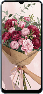 TPU чехол Півонії 1 для Oppo A16 - 6705b-2469 изображение 