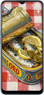 TPU чехол Vintage Sardine Tin Phone для Oppo A54s - 6772b-3473 изображение 