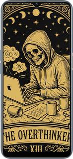 TPU чехол The Overthinker для Oppo A54s - 6774b-3473 изображение 