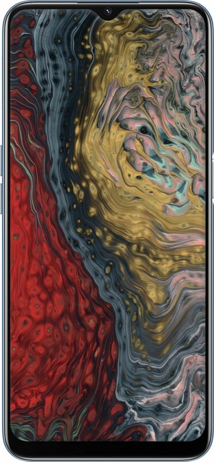 TPU чехол С изображением абстрактной живописи для Oppo A16 - 6530b-2469 изображение 
