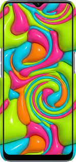 3D пластиковый матовый чехол Y2K Jelly Dream для Oppo A54s - 6780m-3473 изображение 