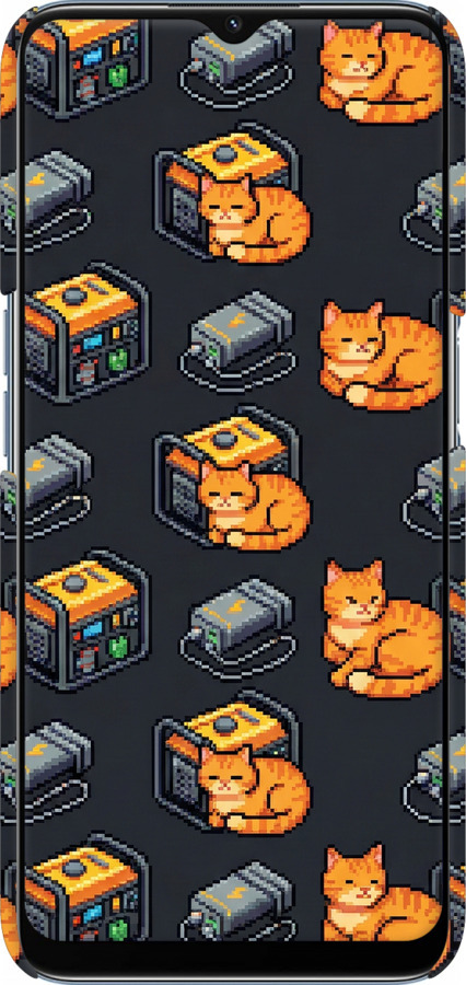 3D пластиковый матовый чехол Autonomous Zone для Oppo A54s - 6771m-3473 изображение 