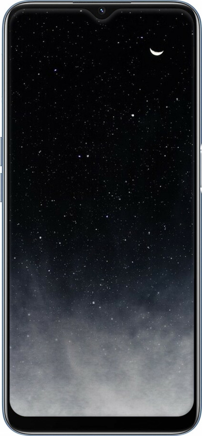 Силиконовый чехол Сині хмари, Синій місяць для Oppo A54s - 6396u-3473 изображение 