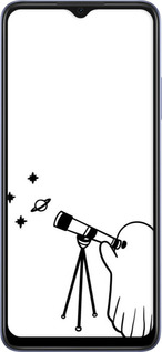 TPU чехол Привид астроном для Oppo A17 - 6444b-2954 изображение 