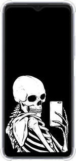 Силикон с усиленными углами чехол Скелет делает Selfie для Oppo A17 - 6535sp-2954 изображение 