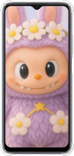 Силіконовий протиударний с посиленими кутами чехол Лабубу 1 для Oppo A17 - 6709sp-2954 изображение 
