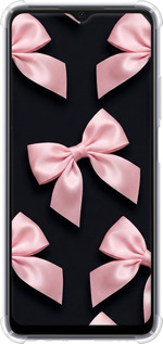 Силикон с усиленными углами чехол Coquette Ribbons Dark Coquette для Oppo A17 - 6767sp-2954 изображение 