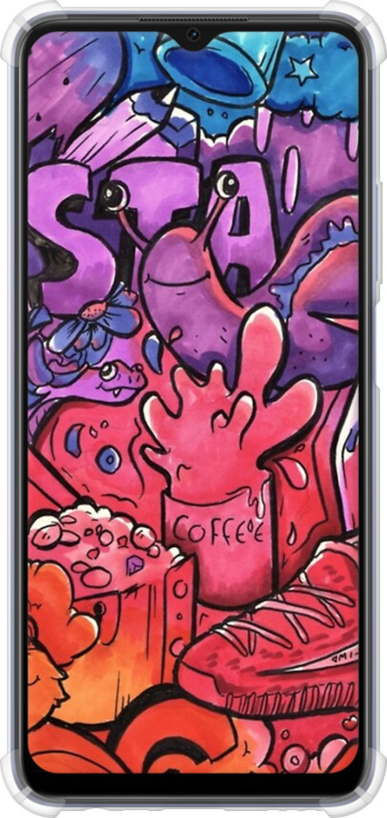 Силикон с усиленными углами чехол № 5391 для Oppo A17 - 5391sp-2954 изображение 