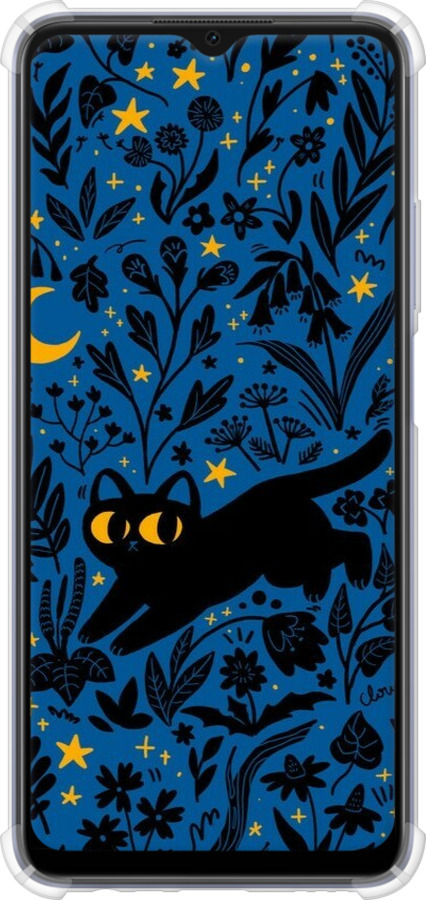 Силикон с усиленными углами чехол Летняя ночь для Oppo A17 - 6472sp-2954 изображение 