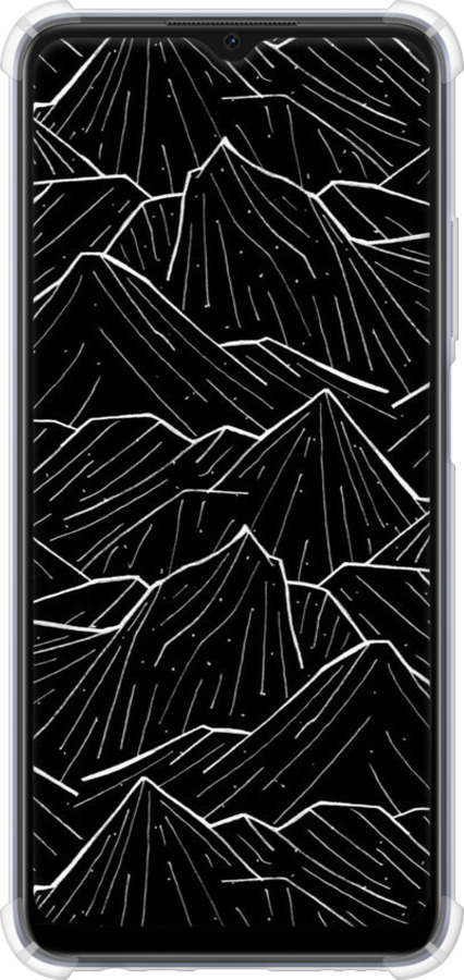 Силикон с усиленными углами чехол С изображением Темных гор для Oppo A17 - 6489sp-2954 изображение 
