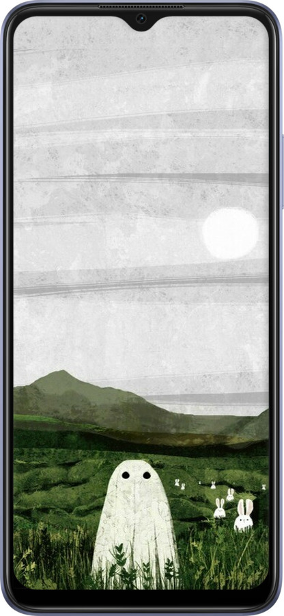 Силиконовый чехол Привидение для Oppo A17 - 6492u-2954 изображение 