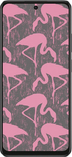 TPU чехол Vintage-Flamingos для Oppo A3X 4G/5G - 4171b-3815 изображение 
