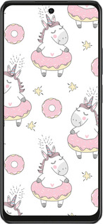 TPU чехол Единорожки для Oppo A3 4G - 4659b-3846 изображение 