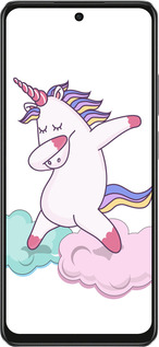 TPU чехол Единорог для Oppo A3 4G - 4702b-3846 изображение 