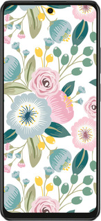 TPU чехол Квіткові шпалери v2 для Oppo A3X 4G/5G - 5602b-3815 изображение 