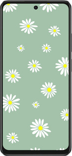 TPU чехол Ромашки v4 для Oppo A3X 4G/5G - 5603b-3815 изображение 