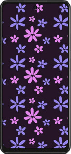 TPU чехол с  цветами для Oppo A3 4G - 6258b-3846 изображение 