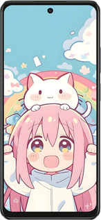 TPU чехол Девочка аниме радуга для Oppo A3 4G - 6304b-3846 изображение 