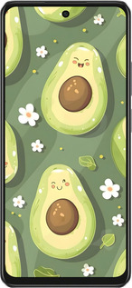 TPU чехол Авокадо для Oppo A3 4G - 6380b-3846 изображение 