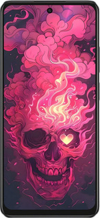 TPU чехол Череп арт для Oppo A3X 4G/5G - 6385b-3815 изображение 